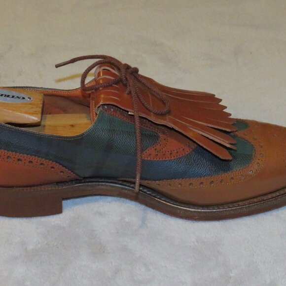Polo Ralph Lauren x Crockett & Jones Bench Made Spectator Golf Shoes 8.5D NWOB main image 6